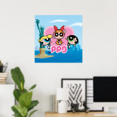 Powerpuff Girls Team Phantastisch Poster (Heimbüro)