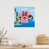 Powerpuff Girls Team Phantastisch Poster (Küche)