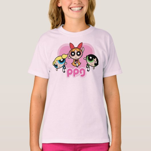 Powerpuff Girls Team Phantastisch T-Shirt (Vorderseite)