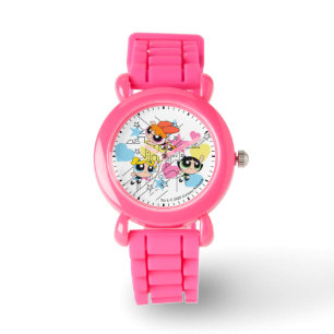 Powerpuff Girls Townsville Pattern Armbanduhr