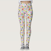 Powerpuff Girls Townsville Pattern Leggings (Vorderseite)
