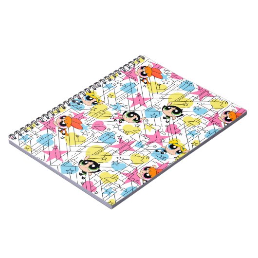 Powerpuff Girls Townsville Pattern Notizblock (Linke Seite)