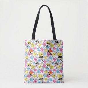 Powerpuff Girls Townsville Pattern Tasche