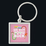 Powerpuff Girls: Wir Got deinen Rücken Schlüsselanhänger<br><div class="desc">Die Powerpuff-Girls | Blossom,  Blasen und Buttercup fliegen um die Worte "Wir Got deinen Rücken".</div>