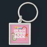 Powerpuff Girls: Wir Got deinen Rücken Schlüsselanhänger<br><div class="desc">Die Powerpuff-Girls | Blossom,  Blasen und Buttercup fliegen um die Worte "Wir Got deinen Rücken".</div>