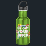 Powerpuff Girls: Wir haben Ihnen den Rücken Got Edelstahlflasche<br><div class="desc">Die Powerpuff Girls| Blossom,  Blasen und Buttercup fliegen um die Worte "Wir Got deinen Rücken".</div>