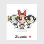 Powerpuff Girls: Zucker, Gewürze und alles Gute Aufkleber (Blatt)