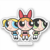 Powerpuff Girls: Zucker, Gewürze und alles Gute Aufkleber (Vorderseite)