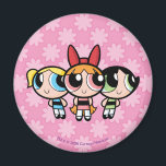 Powerpuff Girls: Zucker, Gewürze und alles Gute Magnet<br><div class="desc">Die Powerpuff-Girls | Blossom,  Blasen und Buttercup stehend zusammen,  bereit,  den Tag retten!</div>