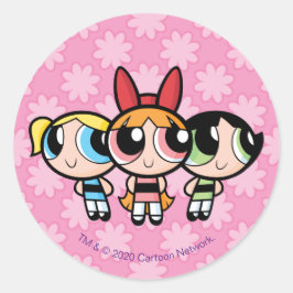 Powerpuff Girls: Zucker, Gewürze und alles Gute Runder Aufkleber