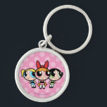 Powerpuff Girls: Zucker, Gewürze und alles Gute Schlüsselanhänger<br><div class="desc">Die Powerpuff-Girls | Blossom,  Blasen und Buttercup stehend zusammen,  bereit,  den Tag retten!</div>