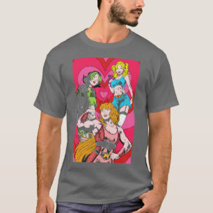 Powerpuff WOMEN Girls Power Puff 2000er Cartoon T-Shirt