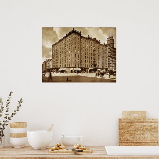 Powers Hotel 1906 Poster (Küche)