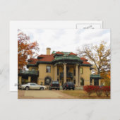 Powers Mansion, Decatur IL Postkarte (Vorne/Hinten)