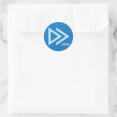 PowerShell Conference EU Logo Runder Aufkleber (Tasche)