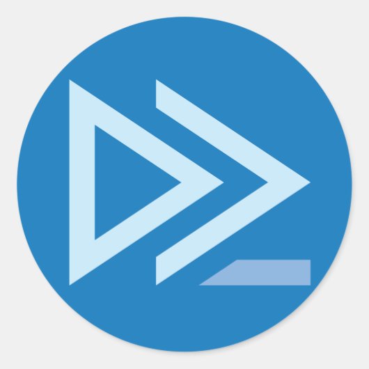 PowerShell Conference EU Logo Runder Aufkleber (Vorderseite)
