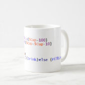 PowerShell Kaffee-Skript-Tasse Kaffeetasse (VorderseiteRechts)