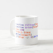 PowerShell Kaffee-Skript-Tasse Kaffeetasse (Vorderseite Links)