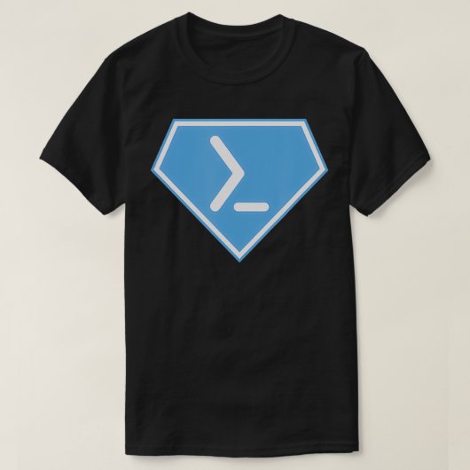Powershell Super Power T-Shirt (Design vorne)