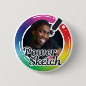 PowerSketchbySky Knopf Button (Vorderseite)