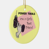 Powerwerkzeuge sind der beste Freund eines Keramikornament (Rechts)