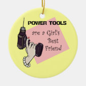 Powerwerkzeuge sind der beste Freund eines Keramikornament (Vorne)