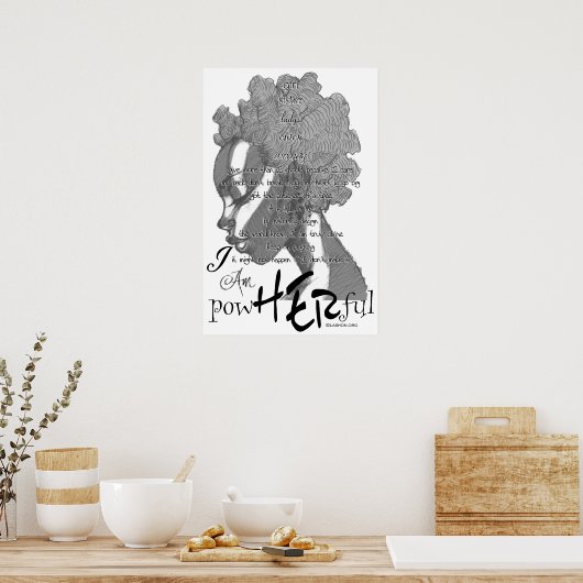 powHERful-Poster Poster (Küche)