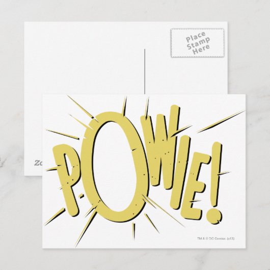 POWIE! POSTKARTE (Vorne/Hinten)