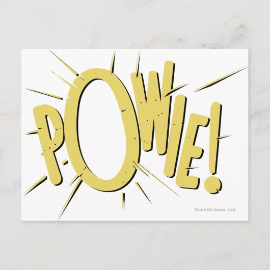 POWIE! POSTKARTE (Vorderseite)