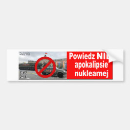 Powiedz NIE nuklearnej apokalipsie Autoaufkleber