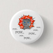 POWPOWCat Tote Bag Button (Vorderseite)