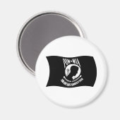 POW's & MIA's Flaggen-Magnet Magnet (Vorderseite/Rückseite)