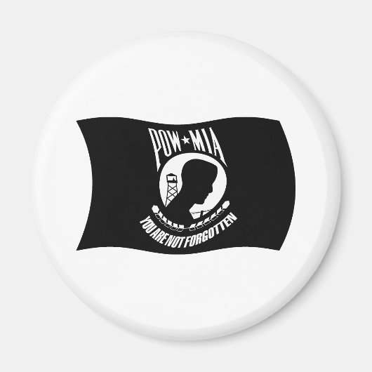 POW's & MIA's Flaggen-Magnet Magnet (Vorne)