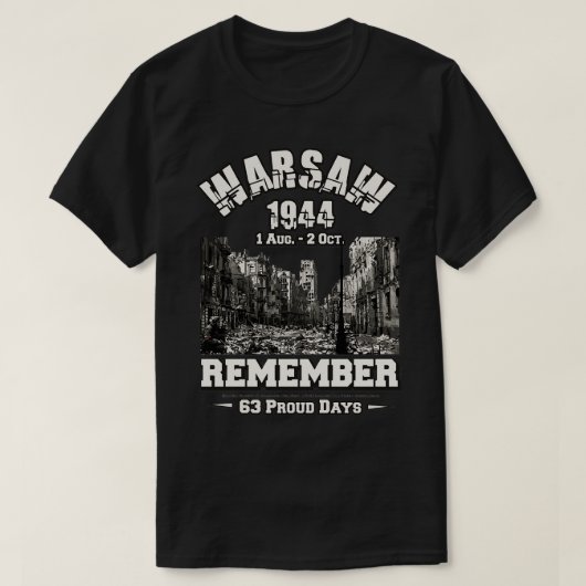 Powstanie Warszawskie 1944 T-Shirt (Design vorne)