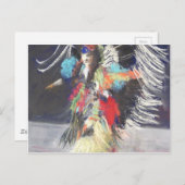 Powwow 2 postkarte (Vorne/Hinten)