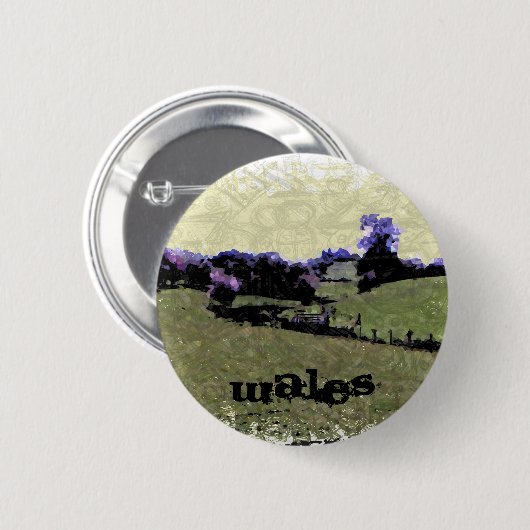 Powys Doodle Button (Vorne & Hinten)