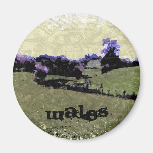 Powys Doodle Magnet (Vorne)