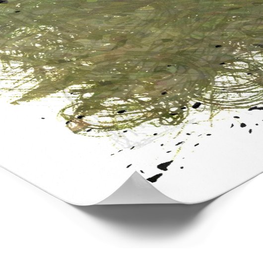 Powys Doodle Poster (Ecke)