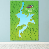 Poyang Lake Leinwanddruck (Insitu (Holzboden))