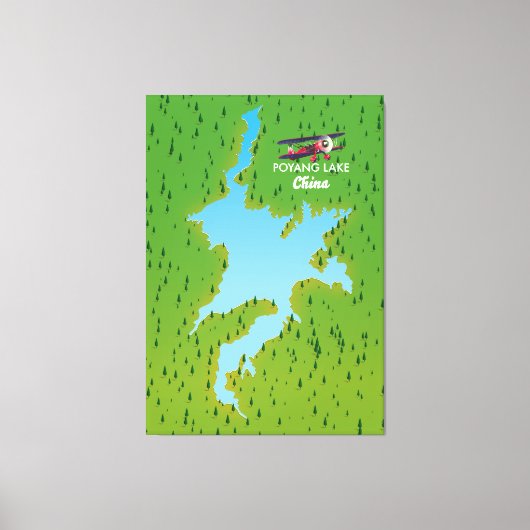 Poyang Lake Leinwanddruck (Vorderseite)