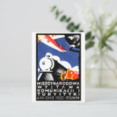 Poznan Expo Poster 1930 Postkarte (Stehend Vorderseite)