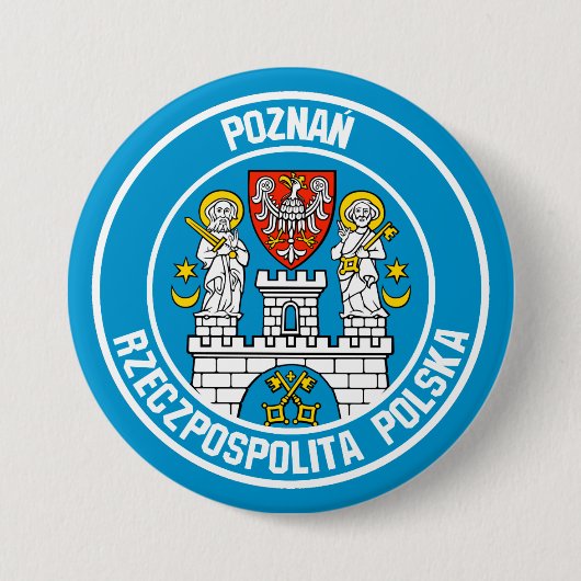 Poznań RundEmblem Button (Vorderseite)