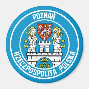Poznań RundEmblem Magnet