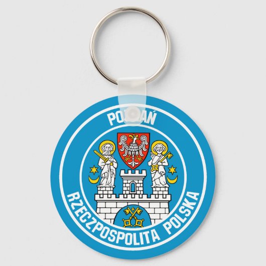 Poznań RundEmblem Schlüsselanhänger (Vorderseite)