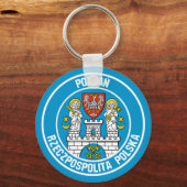 Poznań RundEmblem Schlüsselanhänger (Vorderseite)