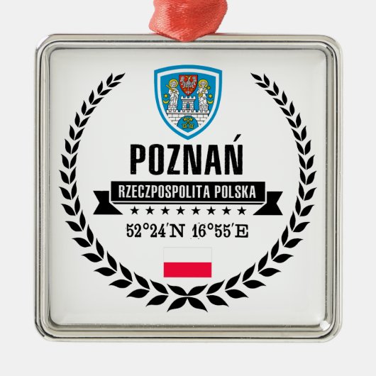 Poznań Silbernes Ornament (Vorne)