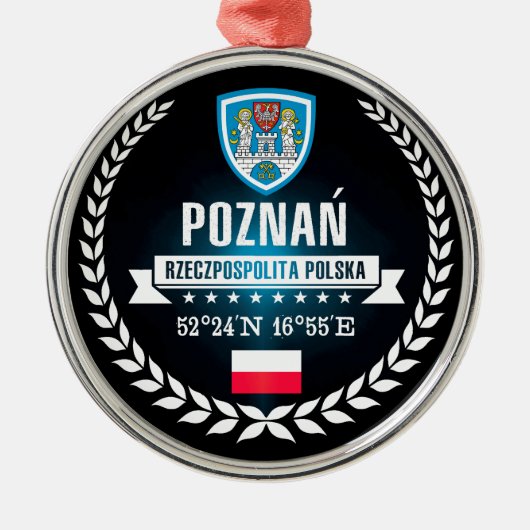 Poznań Silbernes Ornament (Vorne)