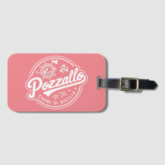 Pozzallo Cuore di Sicilia Gepäckstück Tag Gepäckanhänger