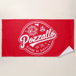 Pozzallo Cuore di Sicilia Strandtuch