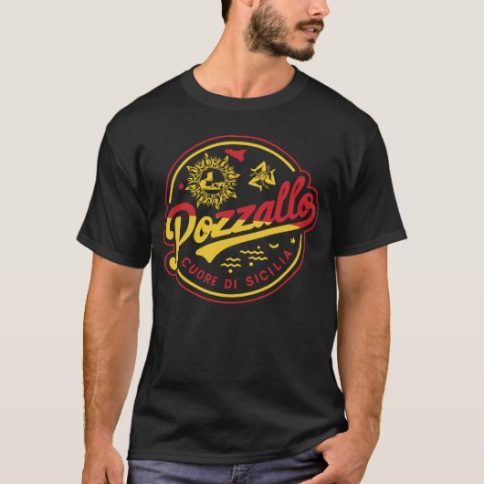 Pozzallo Cuore di Sicilia T - Shirt Sizilien (Vorderseite)
